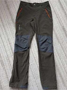 Columbia Titanium Titan Ridge II Omni-Heat Pants Men's 34x34 Green Omni-Shield
